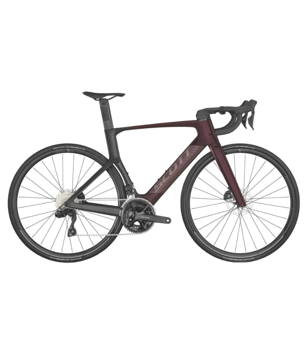 Scott SCO Bike Foil RC 30 TW Carbon Red Tinted 700C S52 No