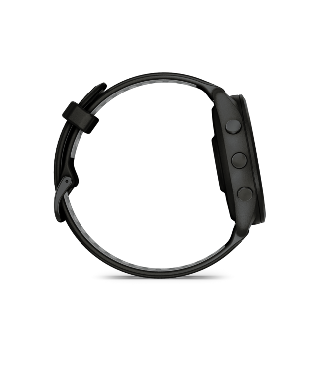 GARMIN Forerunner 265 Black Bezel and Case with Black/Powder Gray Silicone Band