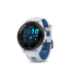 GARMIN Forerunner 265 Black Bezel with Whitestone Case and Whitestone/Tidal Blue Silicone Band