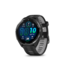 GARMIN Forerunner 965 Carbon Gray DLC Titanium Bezel with Black Case and Black/Powder Gray Silicone Band
