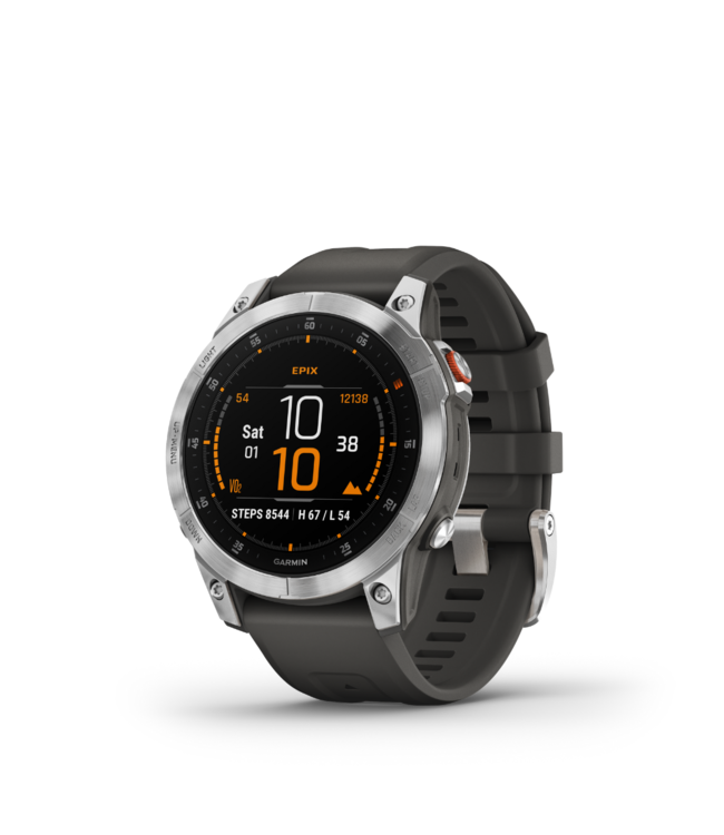 Garmin epix Pro (Gen 2) Standard Edition GPS Watch - Silver/Whitestone,  42mm for sale online