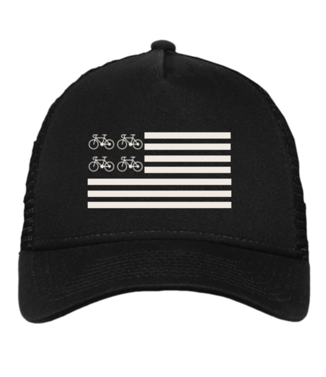 qpeed qpeed Trucker Hat Cycling Flag