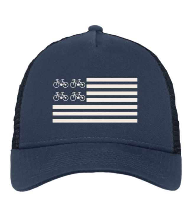qpeed qpeed Trucker Hat Cycling Flag