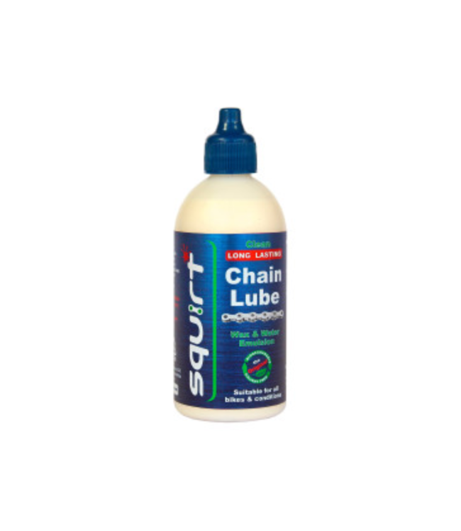 SQUIRT Wax and Water Emulsion Dry Chain Lube 4 Oz.