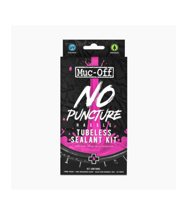 Muc-Off No Puncture Hassle Tubeless Tire Sealant - 140ml Kit