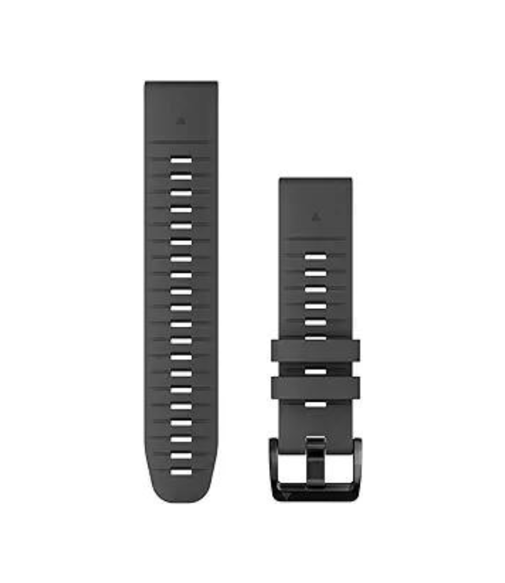Garmin QuickFit 22 Watch Bands Graphite Silicone No Boundaries