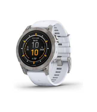 GARMIN Epix Pro (Gen 2)  Sapphire Edition  47 mm Titanium with Whitestone Band