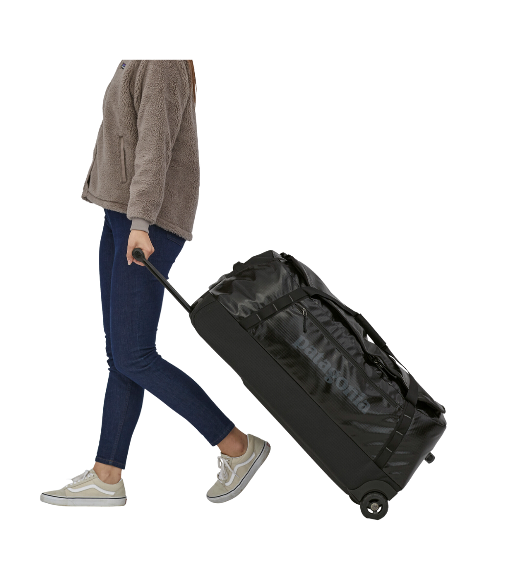 Patagonia Black Hole Wheeled Duffel Bag 100L Black No Boundaries Sport