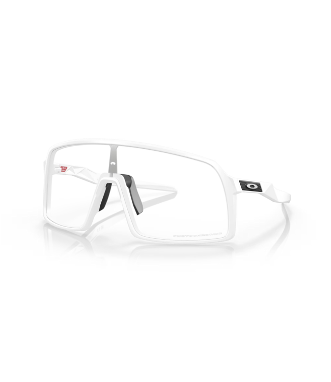 OAKLEY Sutro Clear To Black Iridium Photochromic Lenses  Matte White Frame Sunglasses