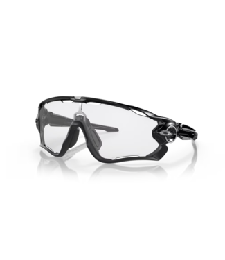 OAKLEY JawBreaker Polished Black Clear To Black Photochromic Sunglasses