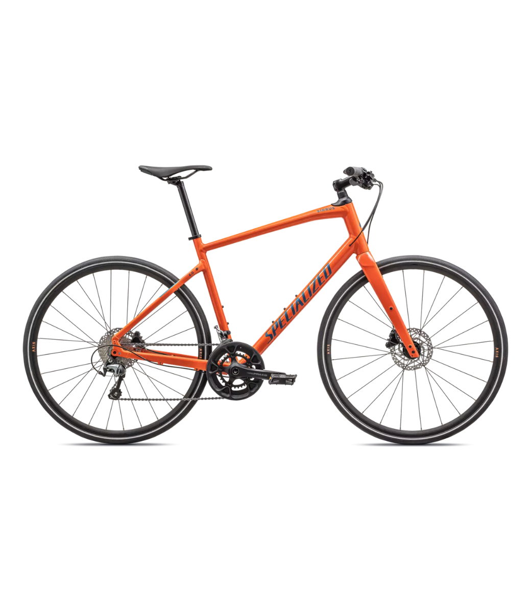 Specialized Sirrus 4.0 GLOSS CACTUS BLOOM SATIN MYSTIC BLUE REFLECTIVE Medium No Boundaries Sport