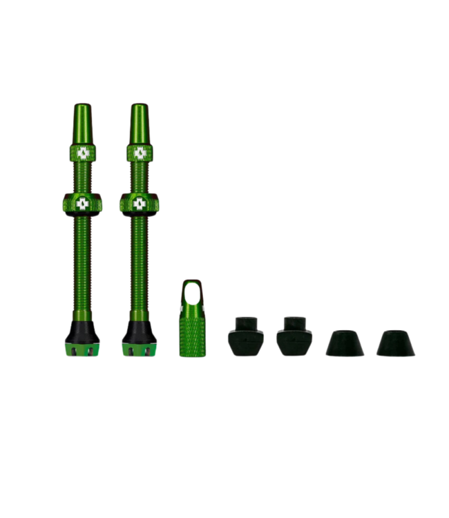 V2 Tubeless 44mm Valve Kit Green