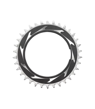 SRAM Chain Ring T-TYPE 36T Powermeter Threaded 3mm Offset Eagle (including pin thread backup and screw) - Black/Silver XXSL D1