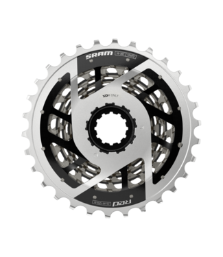 SRAM SRAM RED XG-1290 Cassette - 12-Speed, 10-30t, For XDR Driver Body, Rainbow, E1