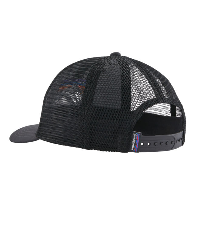 PATAGONIA Line Logo Ridge LoPro Trucker Hat White w/Lagom Blue ALL