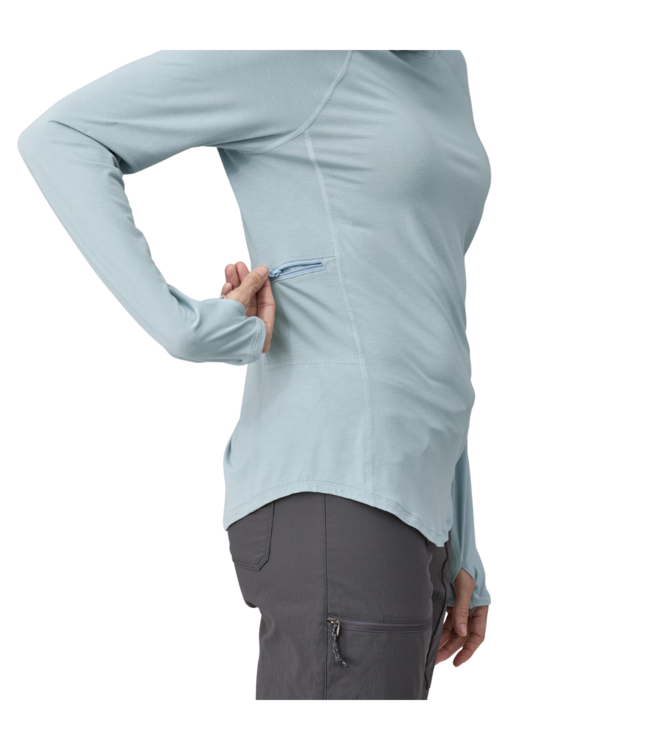 PATAGONIA W's Tropic Comfort Natural Shirt Steam Blue M