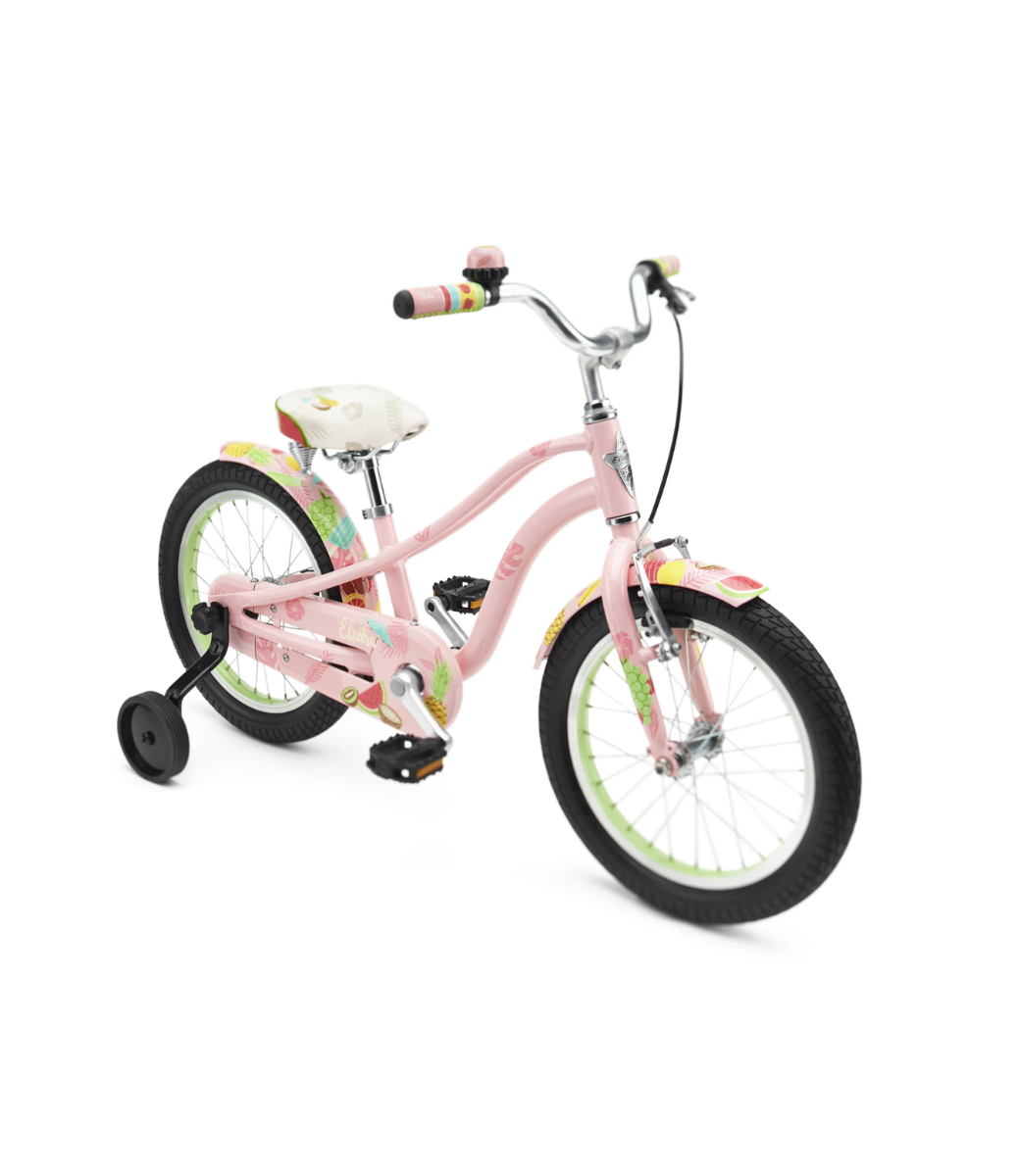 Rainbow bike with training wheels hotsell