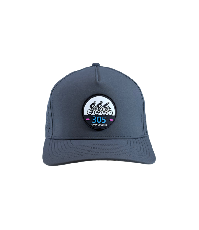 qpeed Performance Snapback Hat 305 Road Cycling Blue Tag