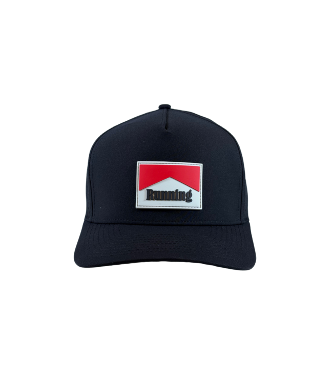 qpeed Running Red Smoke Tag Cap