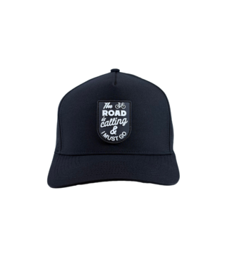 qpeed Road Calling Back Black Tag Cap