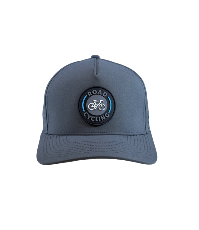 qpeed Performance Snapback Hat Road Cycling Black Tag