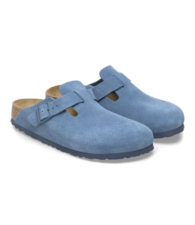 BIRKENSTOCK Boston Soft Footbed Suede Leather