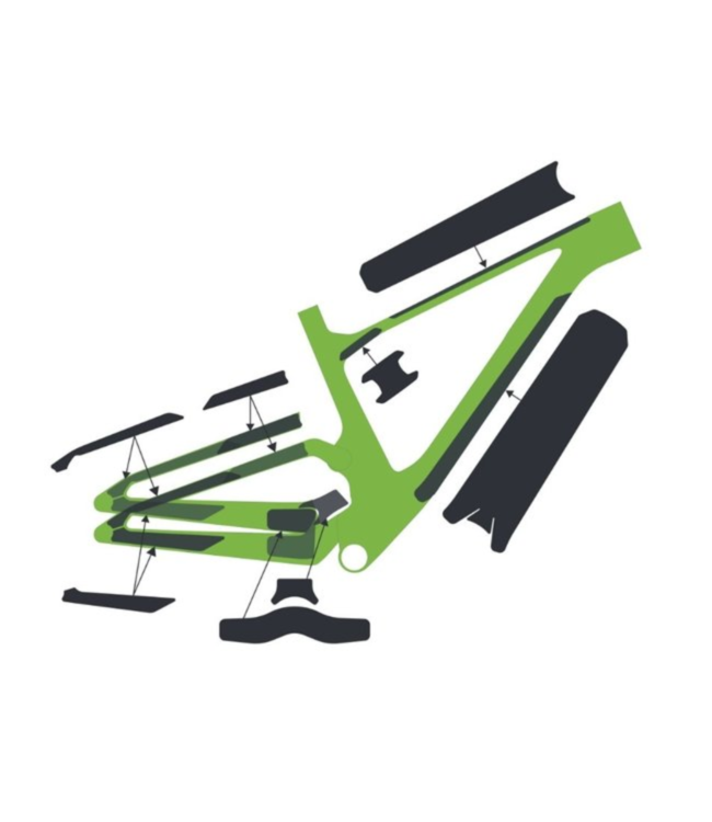Spark Frame Protection Kit Clear Matt