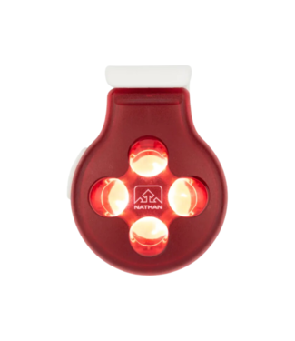 NATHAN HyperBrite Orb Strobe - Chili Pepper/White
