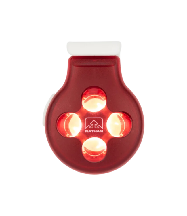 NATHAN HyperBrite Orb Strobe - Chili Pepper/White