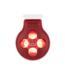 NATHAN HyperBrite Orb Strobe - Chili Pepper/White