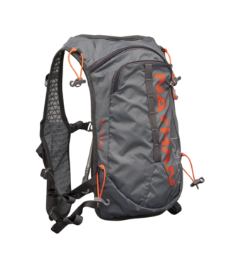 NATHAN TrailMix 7 Liter Race Pack  Charcoal/Steel Grey/Cherry Tomato