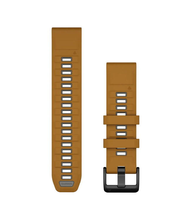 GARMIN QuickFit 22 Watch Bands, Autumn/Pebble Gray Silicone