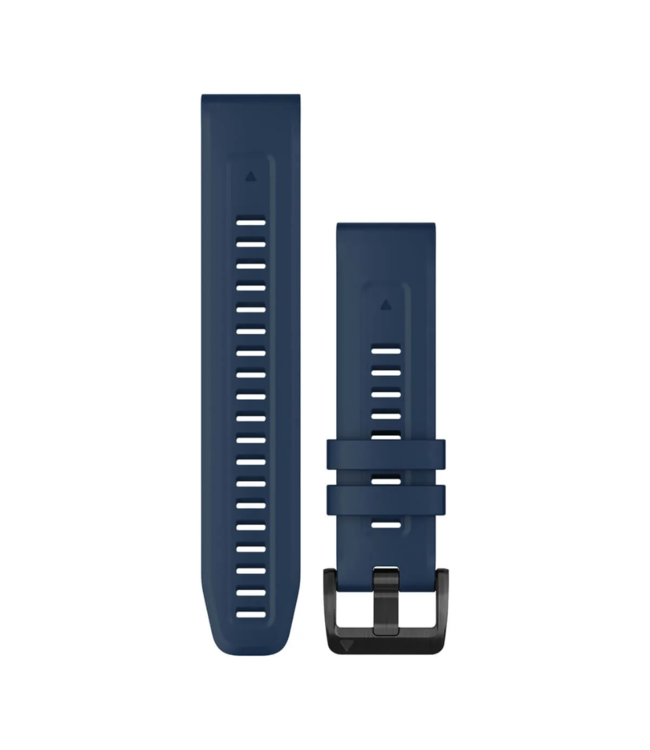 GARMIN QuickFit 22 Watch Bands Captain Blue with Black Stainless Steel Hardware