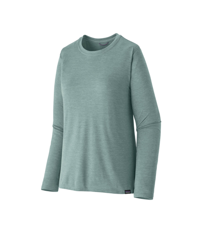 PATAGONIA W's L/S Cap Cool Daily Shirt Thermal Blue - Light Thermal Blue X-Dye S