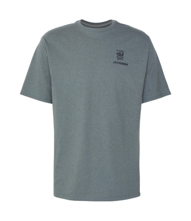 PATAGONIA Big Oil is Extinct Responsibili-Tee Plume Grey XLarge