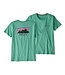 PATAGONIA Free Hand Fitz Roy Organic Crew T -Shirt Women's
