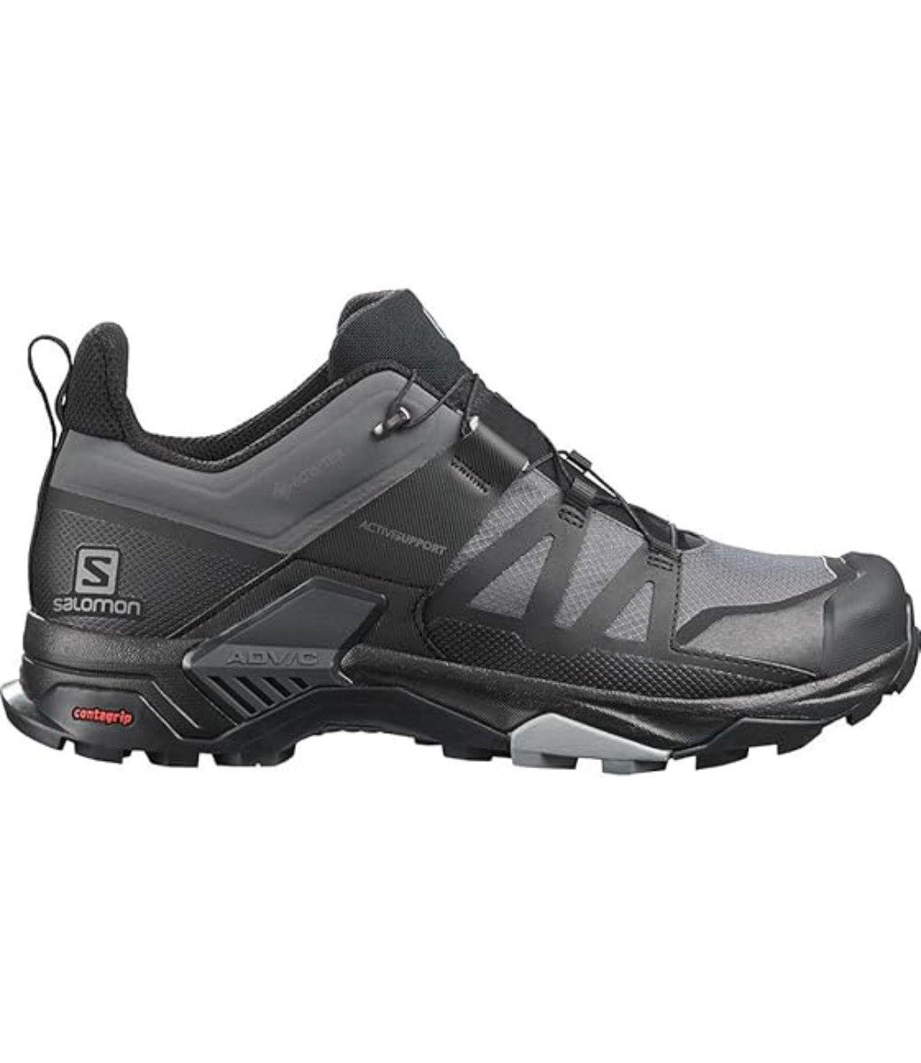 Salomon X Ultra 4 Hiking Outdoor Shoes Black/Grey Men Size EU47 ⅓ US12 Salomon - Brandclub - Salomon X Ultra 4 Mid Gore-tex Hiking  main image 2