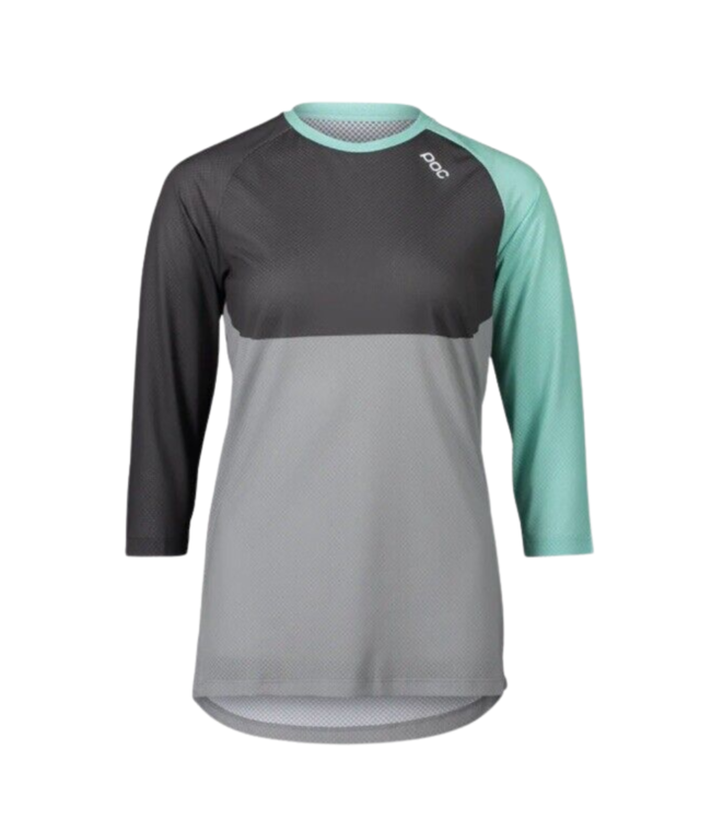 POC Pure 3/4 Jersey Women's Fluorite Green/Alloy Grey Medium