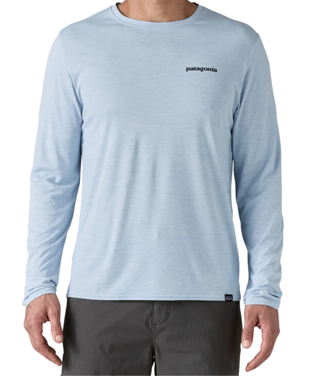 PATAGONIA M's L/S Cap Cool Daily Graphic Shirt - Waters