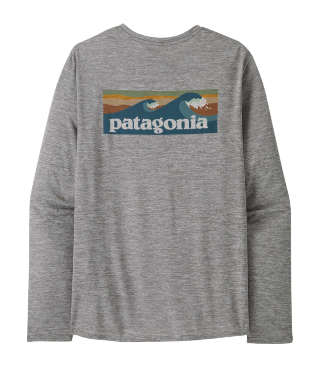 PATAGONIA M's L/S Cap Cool Daily Graphic Shirt - Waters