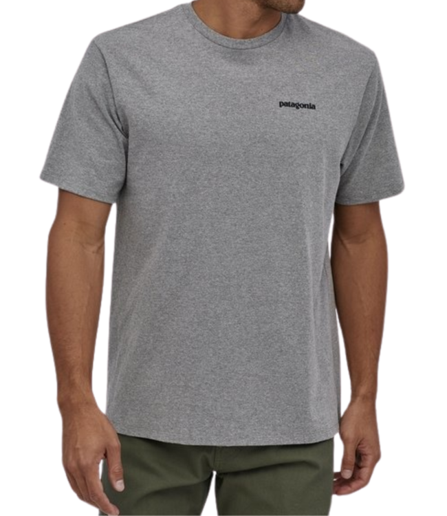 PATAGONIA P-6 Logo Responsibili-Tee Gravel Heather Large