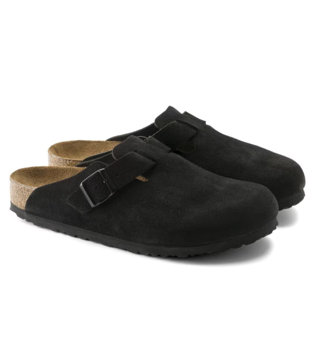 BIRKENSTOCK Boston Soft Footbed Suede Leather