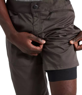 SPECIALIZED Men's Trail Shorts with Liner Charcoal 32