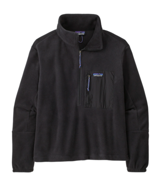 PATAGONIA Patagonia W's Microdini 1/2 Zip P/O Black M