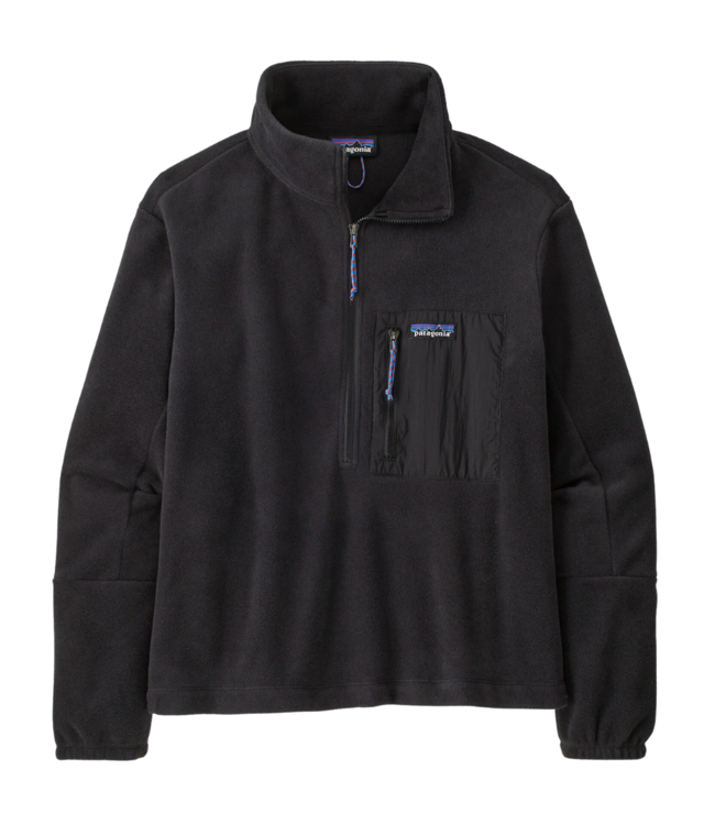 PATAGONIA W's Microdini 1/2 Zip P/O Black S