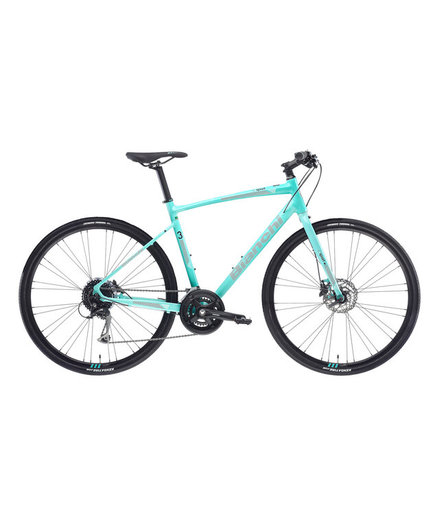 BIANCHI C-Sport 3 Alivio Disc 9Sp Hybrid Bike 43cm