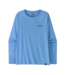 PATAGONIA W's L/S Cap Cool Daily Graphic Shirt - Waters Fitz Roy Trout: Abundant Blue X-Dye S