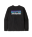 PATAGONIA M's L/S P-6 Logo Responsibili-Tee Black XL