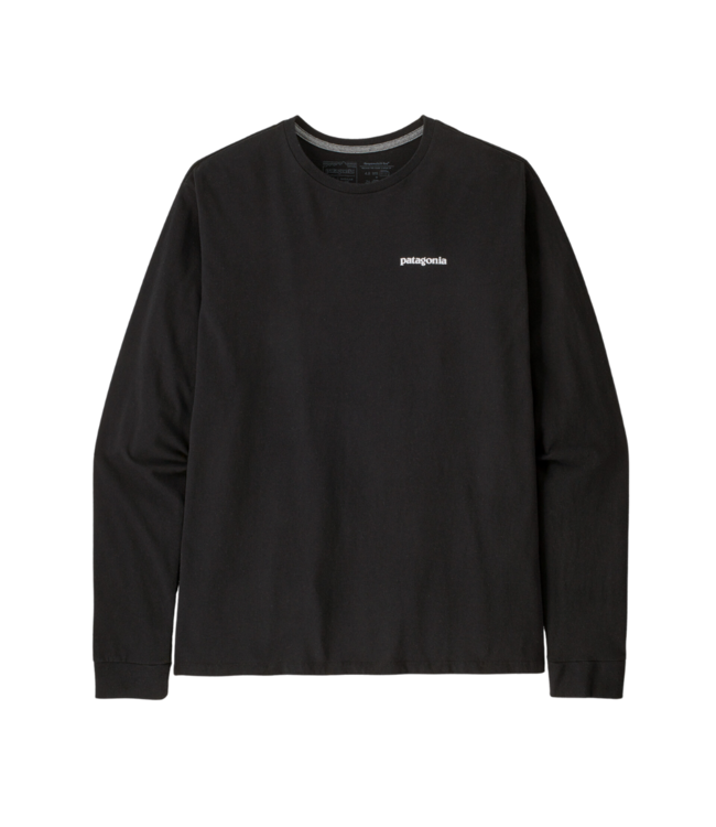 PATAGONIA M's L/S P-6 Logo Responsibili-Tee Black XL
