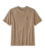 PATAGONIA M's Line Logo Ridge Pocket Responsibili-Tee Grayling Brown L